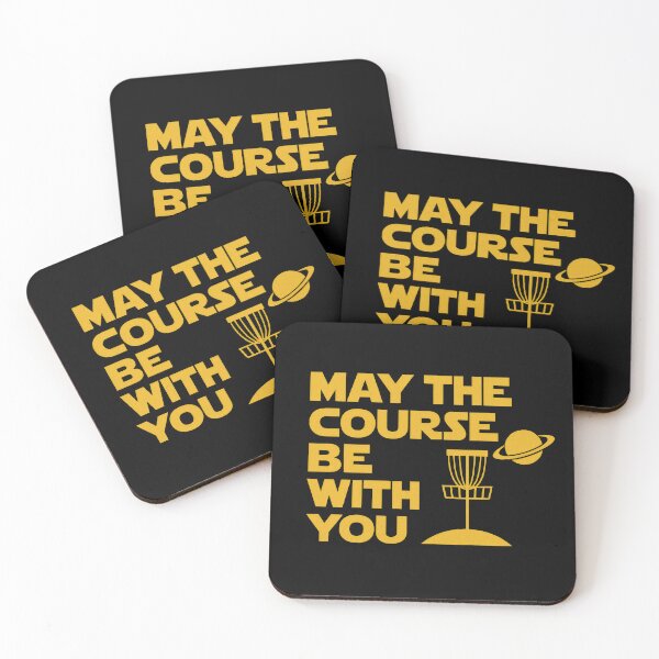 Item preview, Funny Disc Golf Quote – May the Course Be With You Retro Design designed and sold by ownzarme.