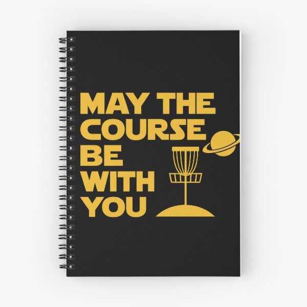 Item preview, Funny Disc Golf Quote – May the Course Be With You Retro Design designed and sold by ownzarme.