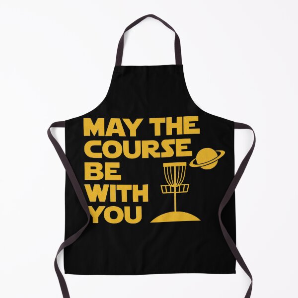 Item preview, Funny Disc Golf Quote – May the Course Be With You Retro Design designed and sold by ownzarme.