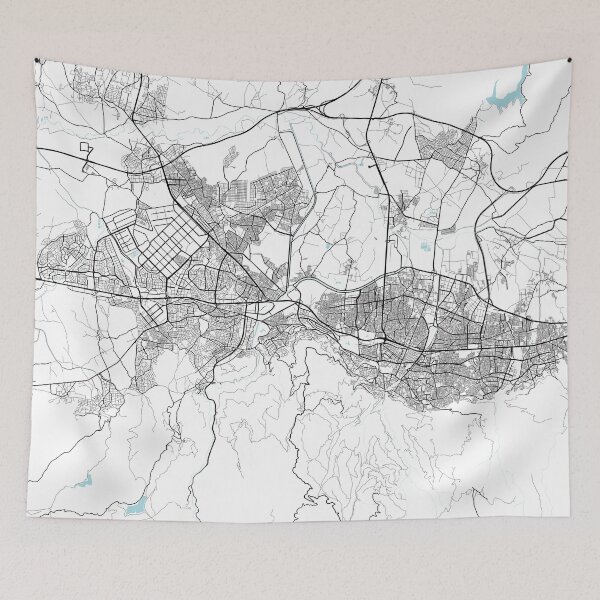 Item preview, Bursa City Map of Turkey - Circle designed and sold by deMAP.