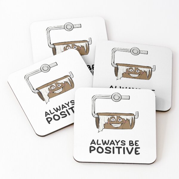 Item preview, Sarcastic Funny Toilet Paper Positivity designed and sold by Pong Lizardo.