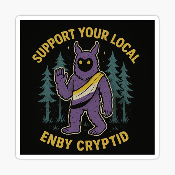 Aperçu de l'œuvre Soutenez votre entreprise locale par Cryptid créée et vendue par queerminddesign.