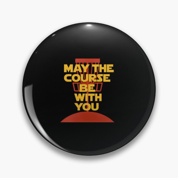 Item preview, May the Course Be With You – Sci-Fi Disc Golf Silhouette designed and sold by ownzarme.