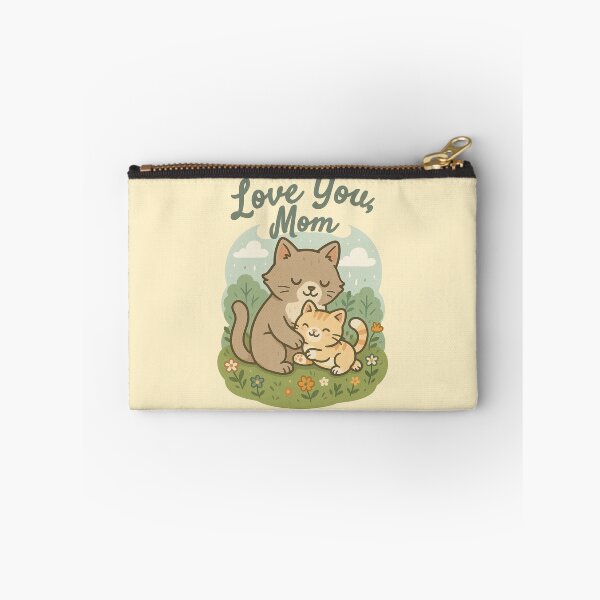 Item preview, Love You Mom – Cute Cat Mother’s Day Gift Design designed and sold by Patternicity.