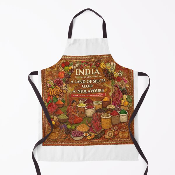 Item preview, India: A Land of Spices, Colors, and Flavors designed and sold by likbatonboot.