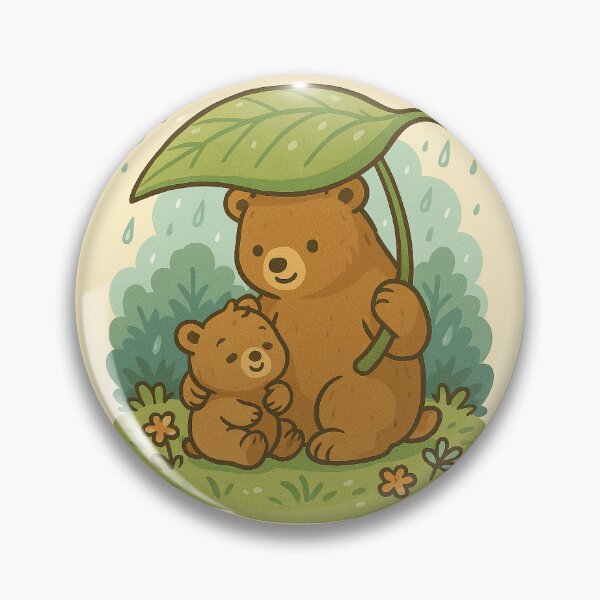 Item preview, Mama Bear Hug – Mother's Day Cute Rainy Day Art designed and sold by Patternicity.
