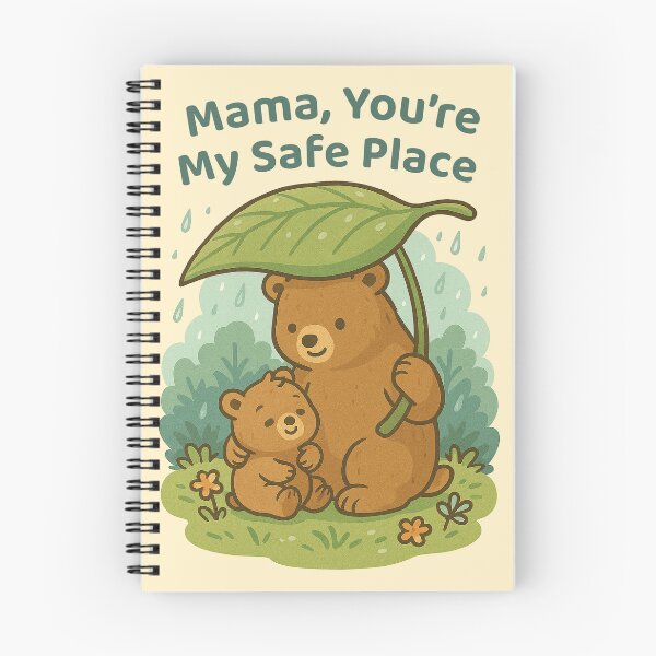 Item preview, Mama Bear Hug – Mother's Day Cute Rainy Day Art designed and sold by Patternicity.