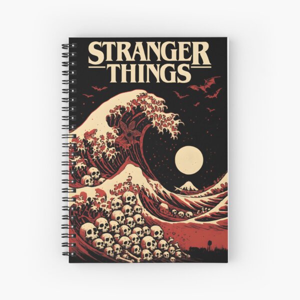 Artikel-Vorschau von Die große Welle aus Stranger Things – Demogorgonen, Demobats, Totenköpfe & Blut | Horror Remix FanArt, designt und verkauft von WAUZ.