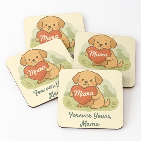 Item preview, Forever Yours Mama – Cute Puppy Mother's Day Gift designed and sold by Patternicity.