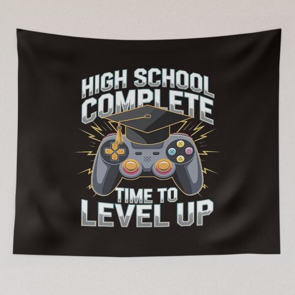 Item preview, High School Complete Video Game Senior Graduation Gift Boys 2 designed and sold by MAKOPOKOShop.