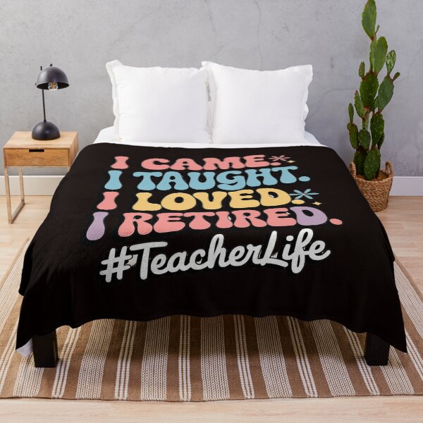 Item preview, I Came I Taught I Loved I Retired Teacher School Out designed and sold by MAKOPOKOShop.