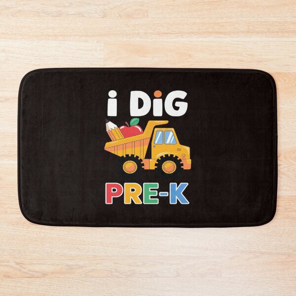 Item preview, I Dig Pre-K Teacher Student Truck School designed and sold by MAKOPOKOShop.