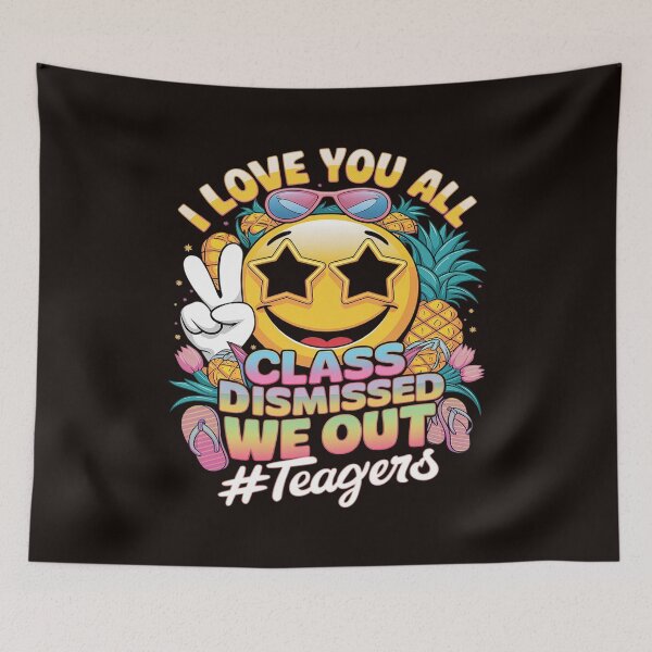 Item preview, I Love You All Class Dismissed Last Day Of School Teacher designed and sold by MAKOPOKOShop.
