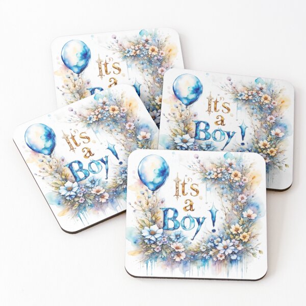 Item preview, Baby Shower For a Boy designed and sold by purplesensation.