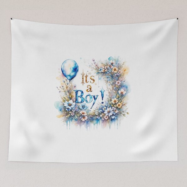 Item preview, Baby Shower For a Boy designed and sold by purplesensation.