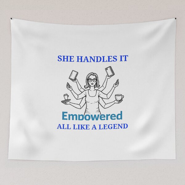 Item preview, She Handles It All Like a Legend designed and sold by gogettadriptees.