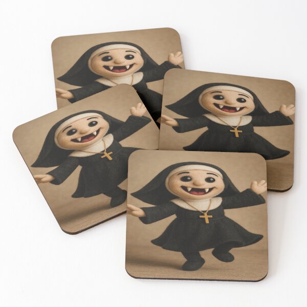 Item preview, Dancing Vampire Nun Plushie designed and sold by Boohoo Beach.