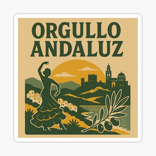 Item preview, Andalusian Pride – Flamenco, Olive Tree and Soul of the South designed and sold by PepeMilano.
