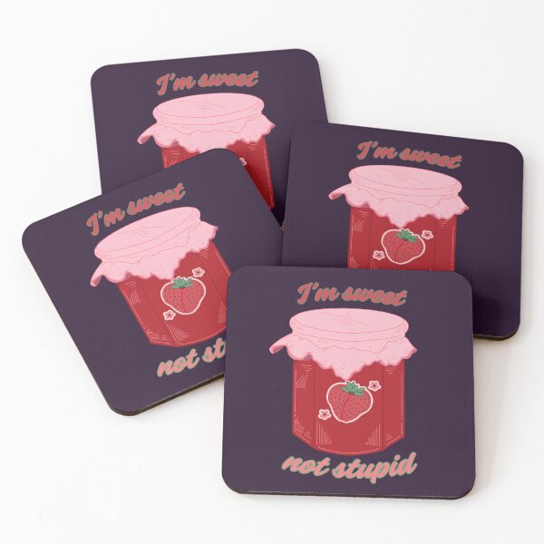 Item preview, I’m Sweet, Not Stupid (strawberry) designed and sold by kylie-kd.
