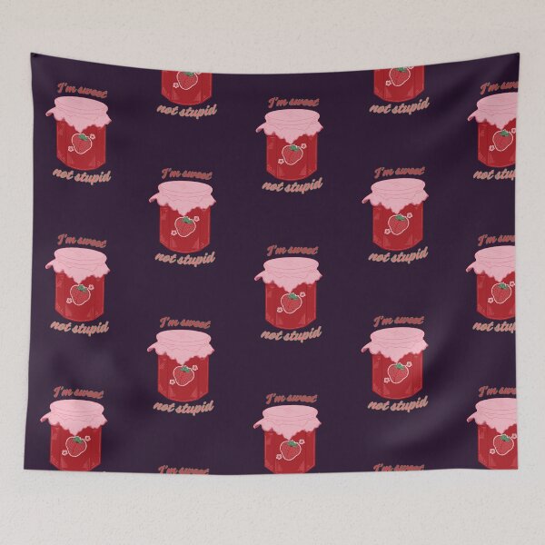Item preview, I’m Sweet, Not Stupid (strawberry) designed and sold by kylie-kd.