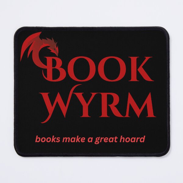 Item preview, Book Wyrm - Red designed and sold by Writerly Musings.