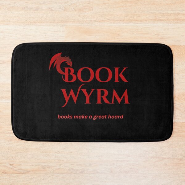 Item preview, Book Wyrm - Red designed and sold by Writerly Musings.