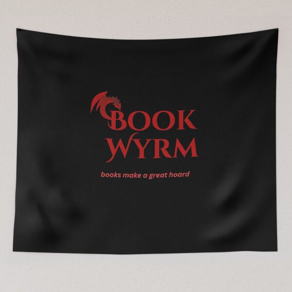 Item preview, Book Wyrm - Red designed and sold by Writerly Musings.
