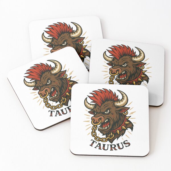 Item preview, Taurus Zodiac Bull – Punk Goth Horoscope designed and sold by UNK-Fatigues.