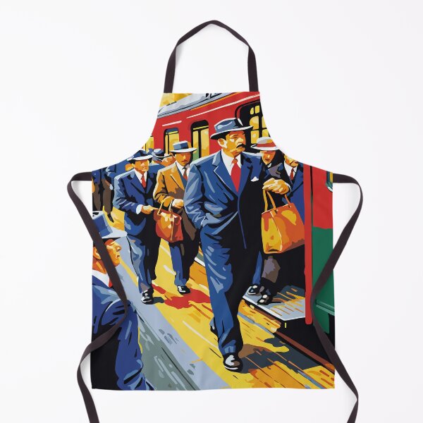 Item preview, The atmosphere of the train station during rush hour. designed and sold by Whose-sweat.