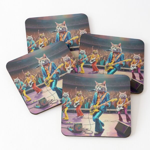 Item preview, Musician cats  designed and sold by cu-animals-te.