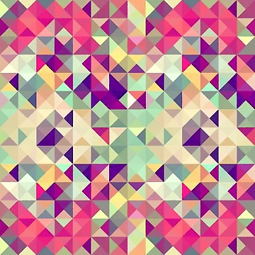 Artwork thumbnail, Geometric Triangle Abstract by ViaARTfactory