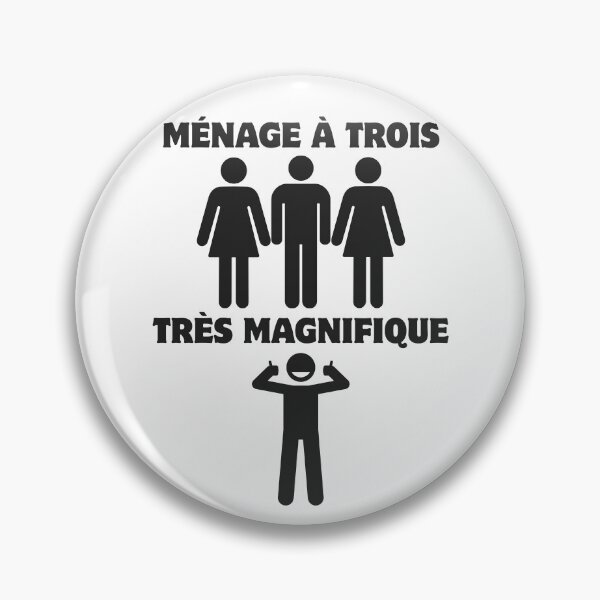 Item preview, Ménage à Trois Très Magnifique – Threesome Humor designed and sold by UNK-Fatigues.