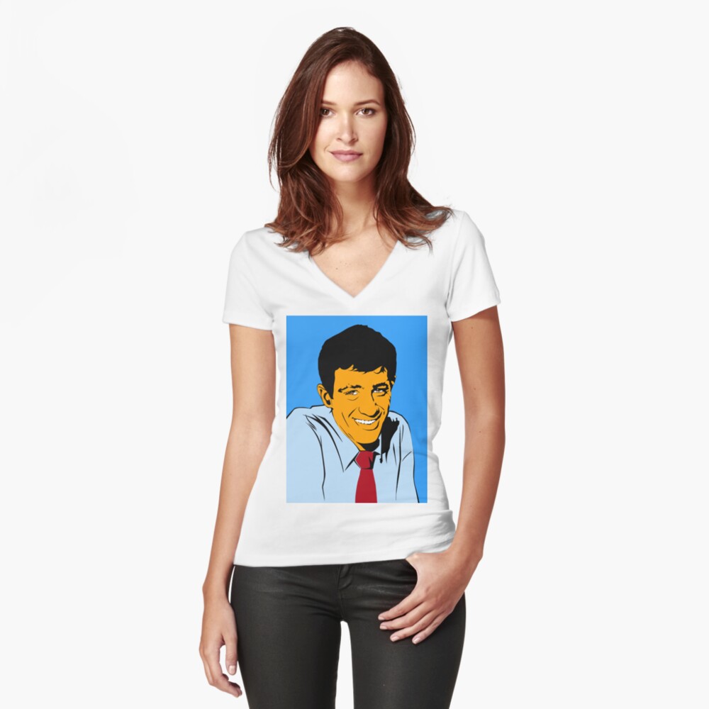 Jean-Paul Belmondo Fitted V-Neck T-Shirt