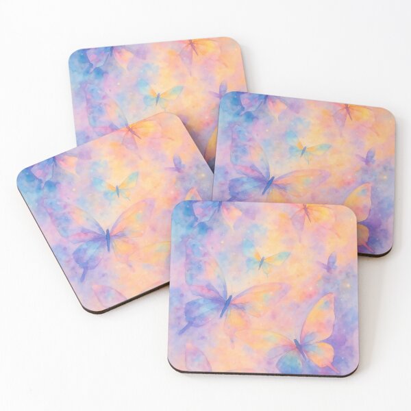 Item preview, Delicate Butterflies in Pastel Flight designed and sold by Masha_D.