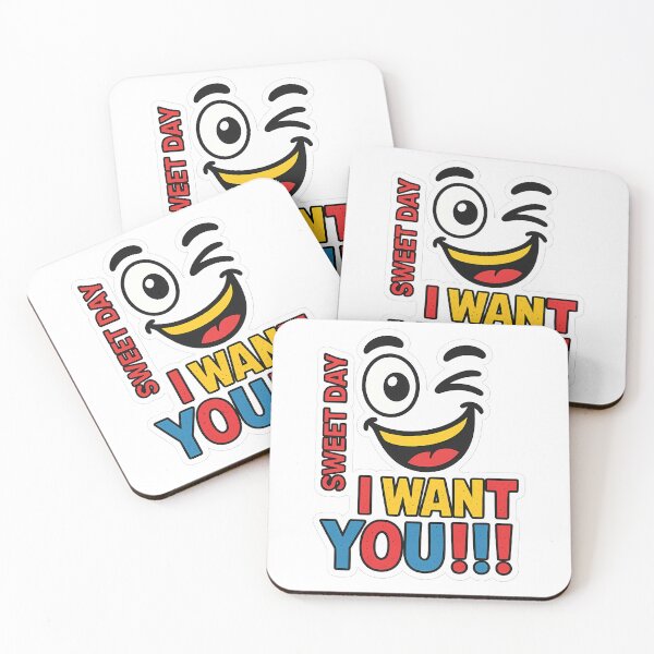 Item preview, ​I Want You – Vintage Pop Art Typography by Sweet Day​ designed and sold by Sweetday2025.