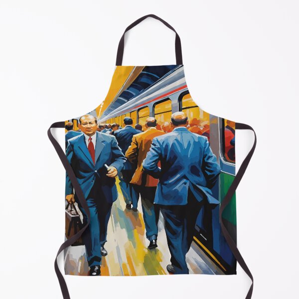 Item preview, The atmosphere of the train station during rush hour. designed and sold by Whose-sweat.