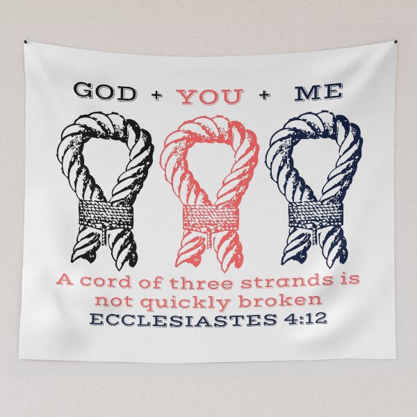 Item preview, Ecclesiastes 4: 12, christian wedding.  designed and sold by MoriaStore.