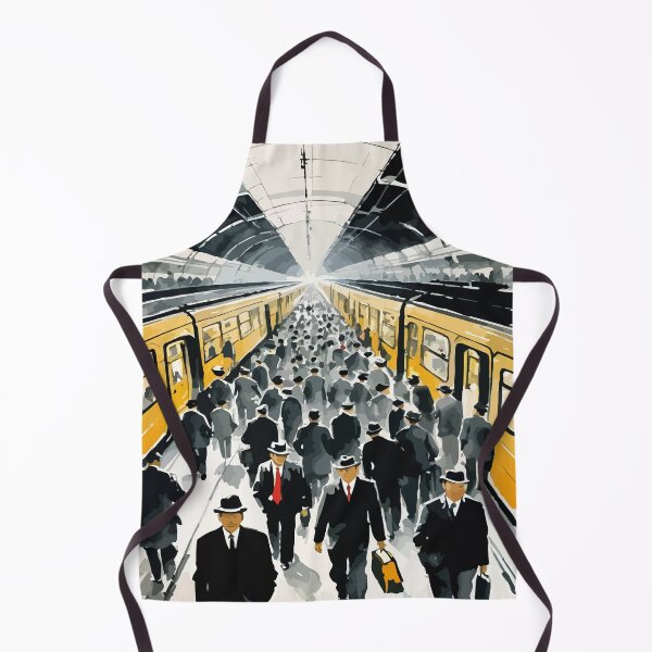 Item preview, The atmosphere of the train station during rush hour. designed and sold by Whose-sweat.