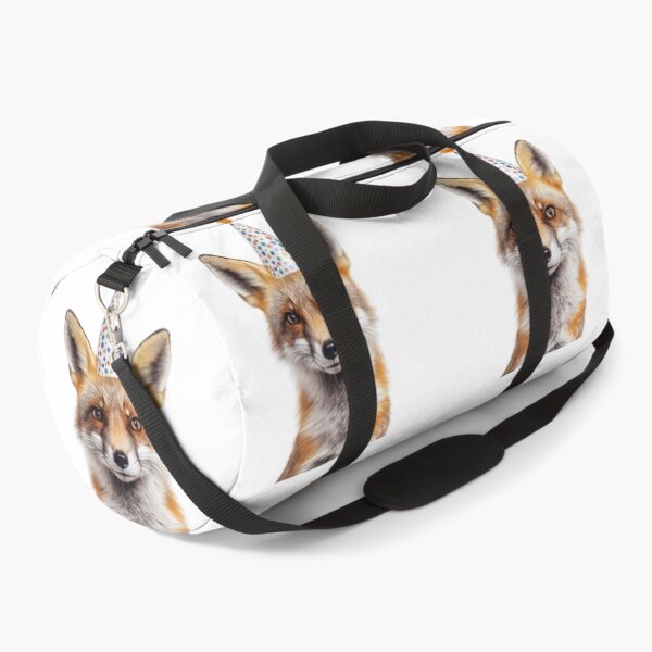 Item preview, Funny Fox Wearing Birthday Party Hat designed and sold by LazyOwlStore.