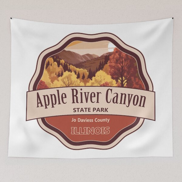 Item preview, Apple River Canyon State Park, Jo Daviess County, Illinois designed and sold by Wanderful-roads.