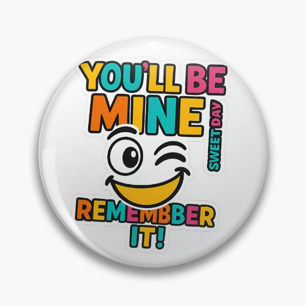 Item preview, ​You Will Be Mine, Remember That – Vintage Pop Art Typography by Sweet Day​ designed and sold by Sweetday2025.
