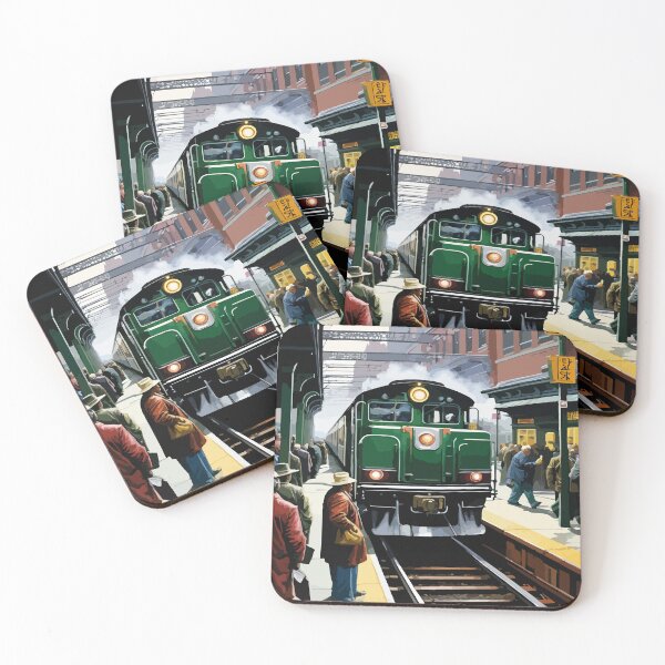 Item preview, The atmosphere of the train station during rush hour. designed and sold by Whose-sweat.