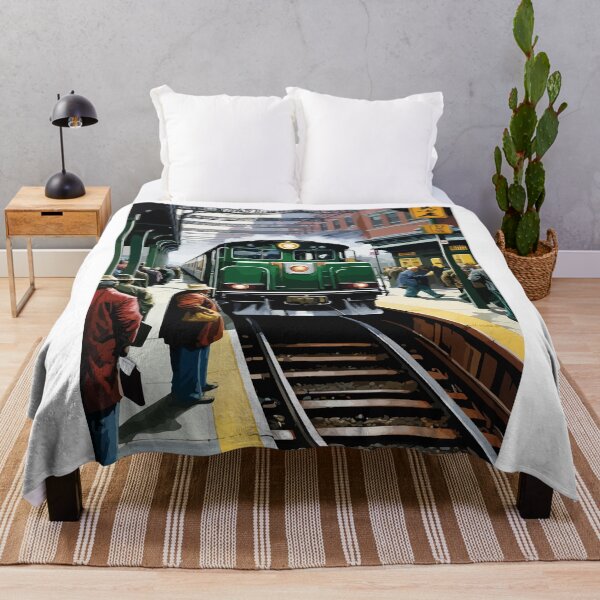 Item preview, The atmosphere of the train station during rush hour. designed and sold by Whose-sweat.