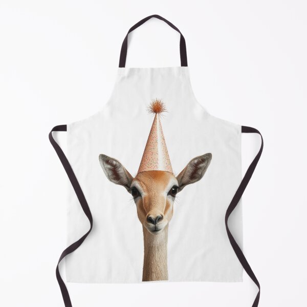 Item preview, Funny Gazelle Wearing Birthday Party Hat designed and sold by LazyOwlStore.