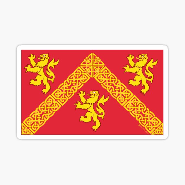 Baner Ynys Môn | Flag of Anglesey Sticker