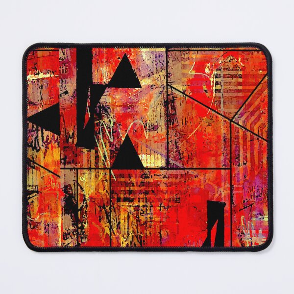 Item preview, Red Textured Abstract designed and sold by ViaARTfactory.