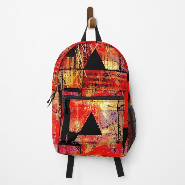 Item preview, Red Textured Abstract designed and sold by ViaARTfactory.