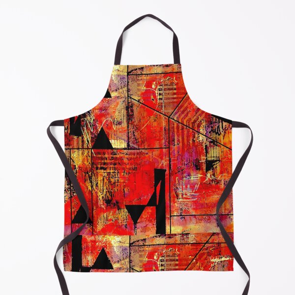 Item preview, Red Textured Abstract designed and sold by ViaARTfactory.