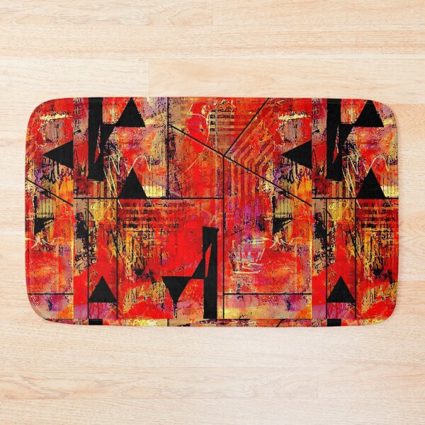 Item preview, Red Textured Abstract designed and sold by ViaARTfactory.