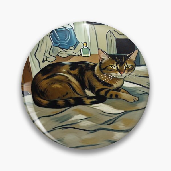 Item preview, Kimba the Tabby Cat Resting designed and sold by brentwooddsgn.